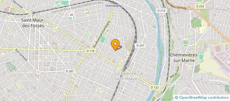 localisation de l'entreprise GARNIER MICHAEL à SAINT-MAUR-DES-FOSSES