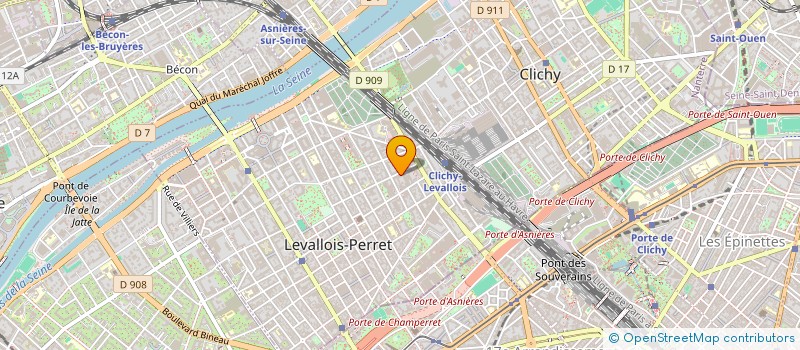localisation de l'entreprise GARNIER PARISOT CONSULTANTS SA  LEVALLOIS-PERRET