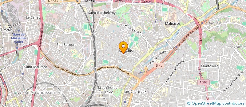 localisation de l'entreprise GARNIER & PARTNERS  MARSEILLE