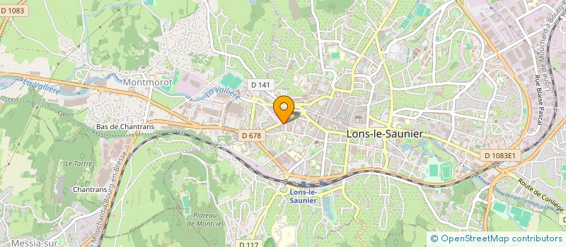 localisation de l'entreprise GARNIER PATILLON IMMOBILIER  LONS-LE-SAUNIER