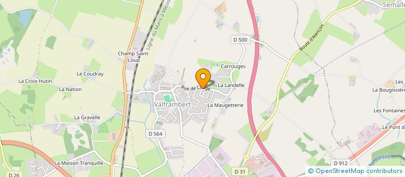 localisation de l'entreprise GARNIER PIERRE-THOMAS SARL à VALFRAMBERT