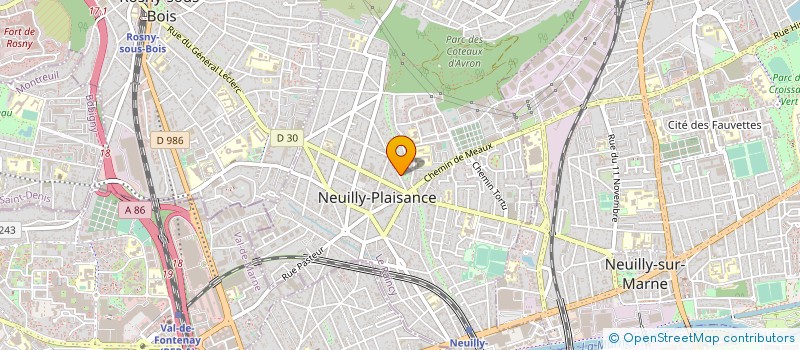 localisation de l'entreprise GARNIER                       RAYMO  NEUILLY-PLAISANCE