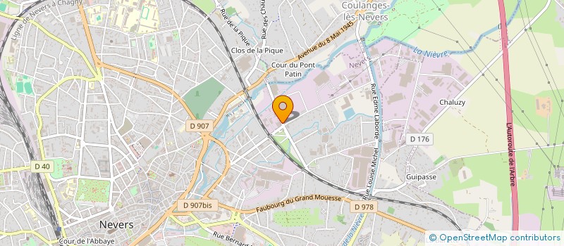 localisation de l'entreprise GARNIER RECYCLAGE à NEVERS