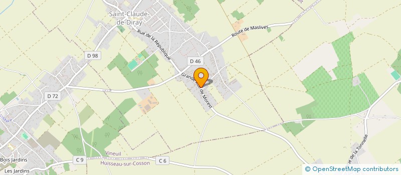 localisation de l'entreprise GARNIER SERVICES  BLOIS