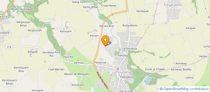 localisation de l'entreprise GARNIER VINCENT à PLOUDANIEL