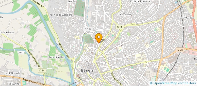 localisation de l'entreprise GARNIER YANN MULTI-SERVICES à BEZIERS