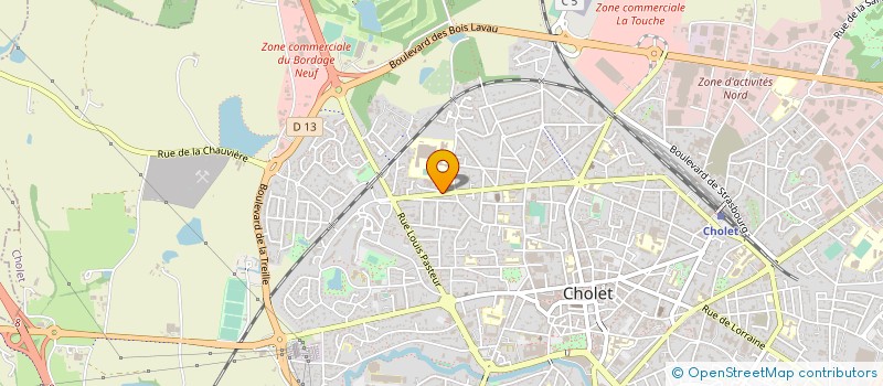 localisation de l'entreprise GARNIER YANNICK à CHOLET