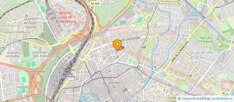 localisation de l'entreprise GARNON R ET A à STRASBOURG