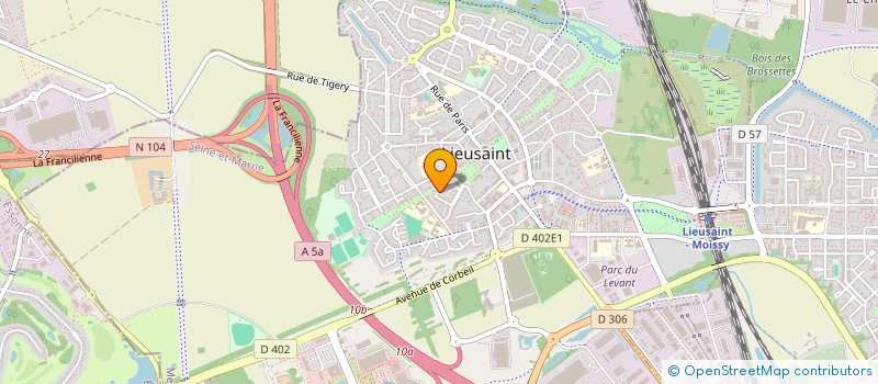 localisation de l'entreprise GARNPAYSAGES  LIEUSAINT