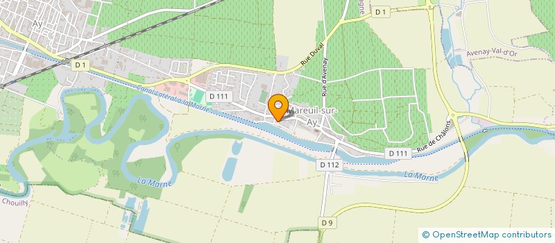 localisation de l'entreprise GARO DISTRIBUTION à AY-CHAMPAGNE