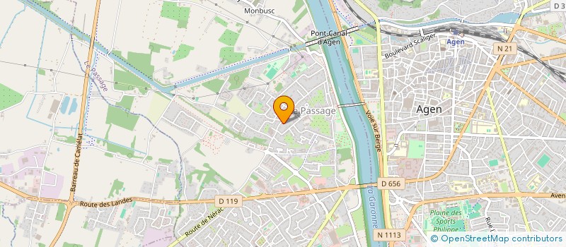 localisation de l'entreprise GARO'DURABLE  LE PASSAGE