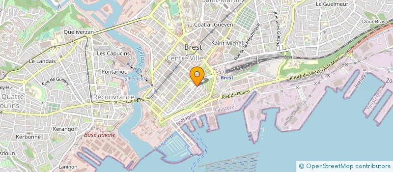 localisation de l'entreprise GARO ET SERGENT à BREST