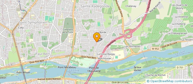 localisation de l'entreprise GAROCHA  TOURS