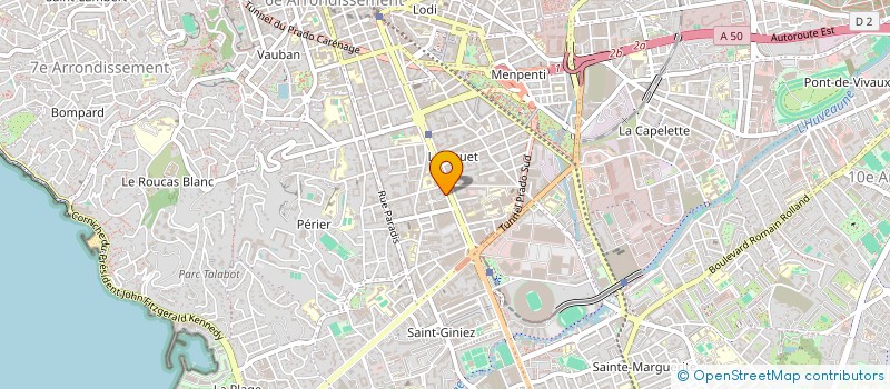 localisation de l'entreprise GAROE  MARSEILLE