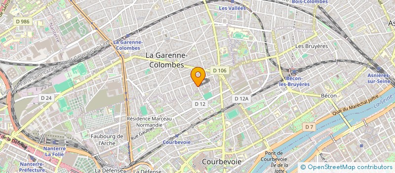 localisation de l'entreprise GAROFA ESPRIT à LA GARENNE-COLOMBES
