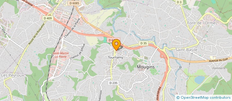 localisation de l'entreprise GAROJULES à MOUGINS