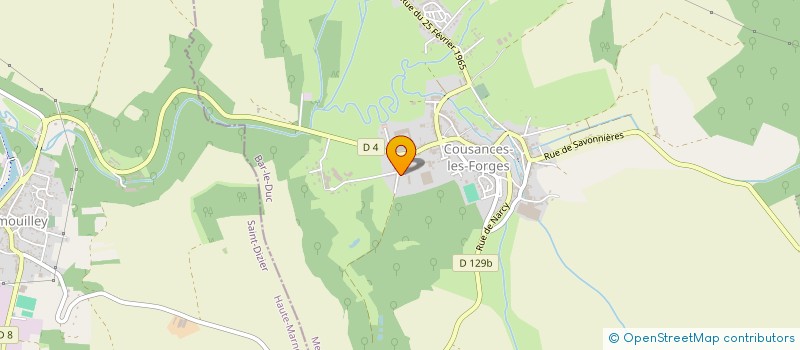 localisation de l'entreprise GAROMANN à COUSANCES-LES-FORGES