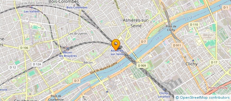 localisation de l'entreprise GARON à ASNIERES-SUR-SEINE