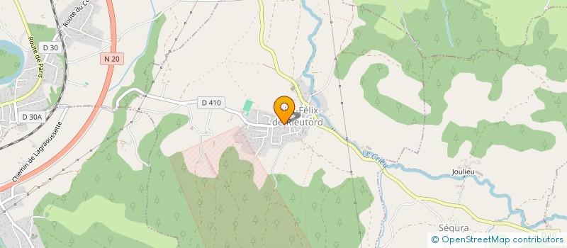 localisation de l'entreprise GARONA à SAINT-FELIX-DE-RIEUTORD