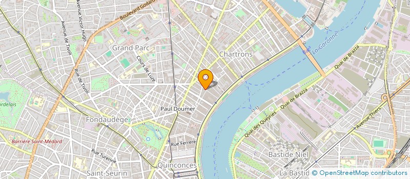 localisation de l'entreprise GARONNE  BORDEAUX