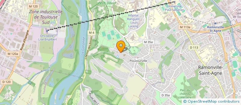 localisation de l'entreprise GARONNE ANIMATION à TOULOUSE