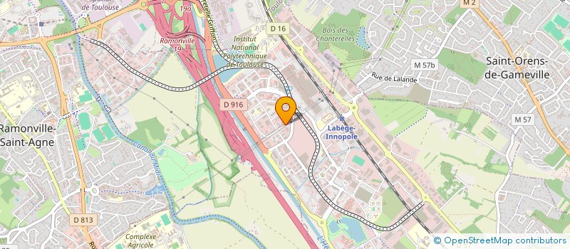 localisation de l'entreprise GARONNE ASSISTANCE TRAVAUX PUBLICS, GATP à LABEGE