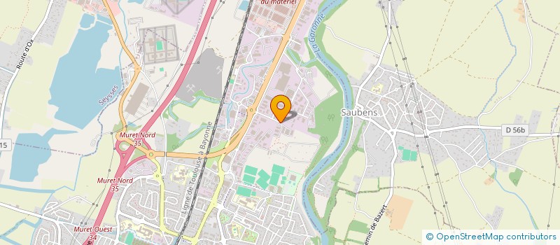 localisation de l'entreprise GARONNE EMPLOI à MURET