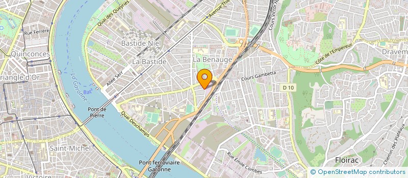 localisation de l'entreprise GARONNE HARMONIE à BORDEAUX