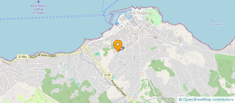 localisation de l'entreprise GARONNE IMMOBILIER à SAINT-TROPEZ