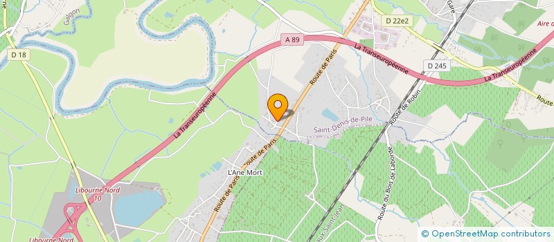 localisation de l'entreprise GARONNEAU OLIVIER  SAINT-DENIS-DE-PILE