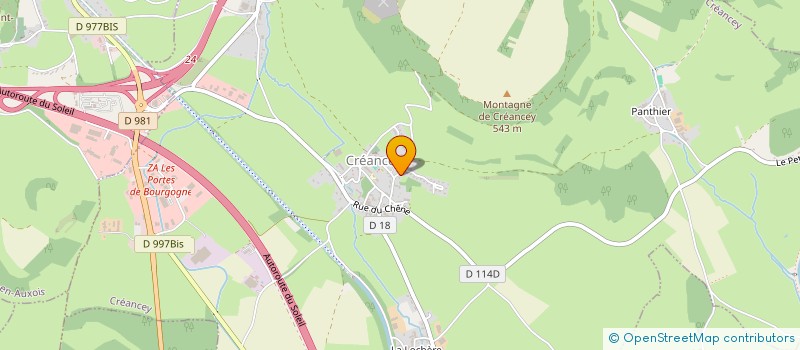 localisation de l'entreprise GAROT CONSEIL ET GESTION TPE-PME  CREANCEY