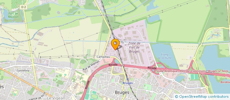 localisation de l'entreprise GAROUFALAKIS CHAUFFAGE SANITAIRE à BRUGES