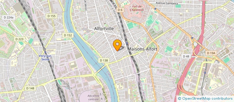 localisation de l'entreprise GAROUN à ALFORTVILLE