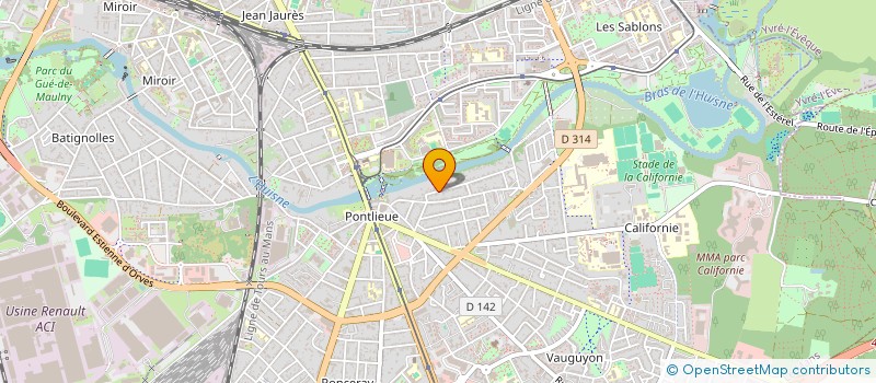 localisation de l'entreprise GAROUPE  LE MANS