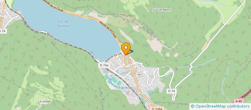localisation de l'entreprise GARP à NANTUA