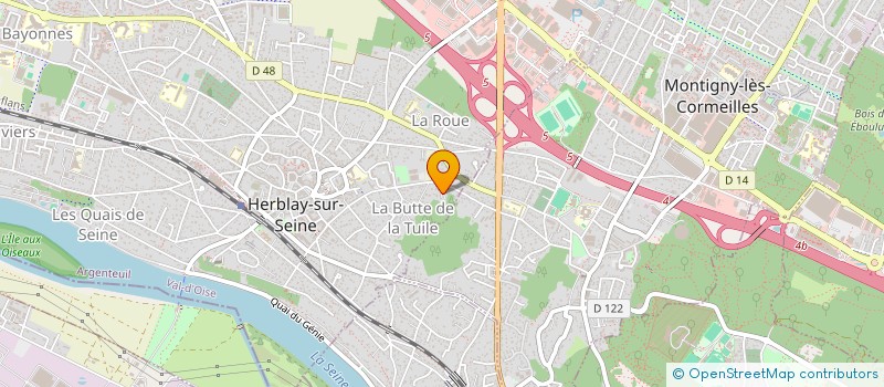 localisation de l'entreprise GARPHIL PROD  HERBLAY-SUR-SEINE