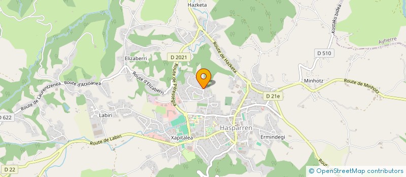 localisation de l'entreprise GARR'ALDA  AYHERRE