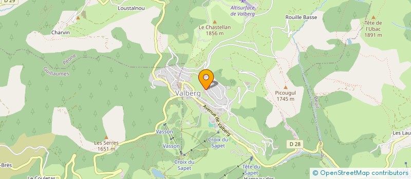 localisation de l'entreprise GARRAFFO OCCELLI  PEONE