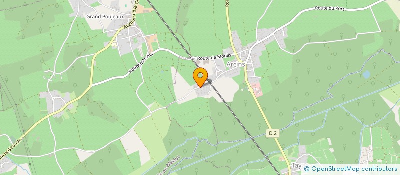 localisation de l'entreprise GARRAN  SAINT-LAURENT-MEDOC