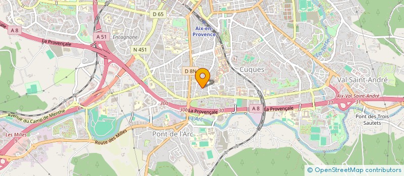 localisation de l'entreprise GARRASSIN ET COMPAGNIE à AIX EN PROVENCE
