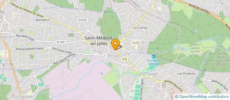 localisation de l'entreprise GARRAUD & ASSOCIES  SAINT-MEDARD-EN-JALLES
