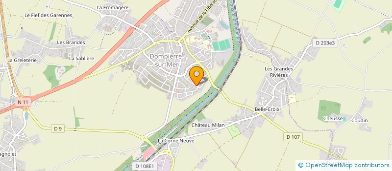 localisation de l'entreprise GARREAU - DA SILVA  DOMPIERRE-SUR-MER