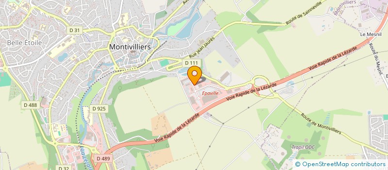 localisation de l'entreprise GARREAU DEVELOPPEMENT  MONTIVILLIERS