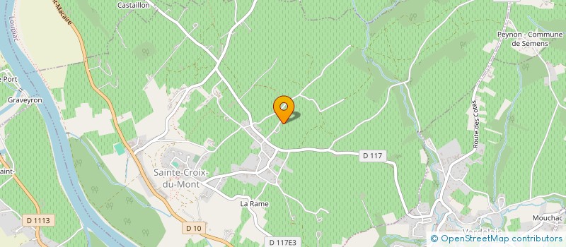 localisation de l'entreprise GARREAU SARL à CADILLAC-SUR-GARONNE
