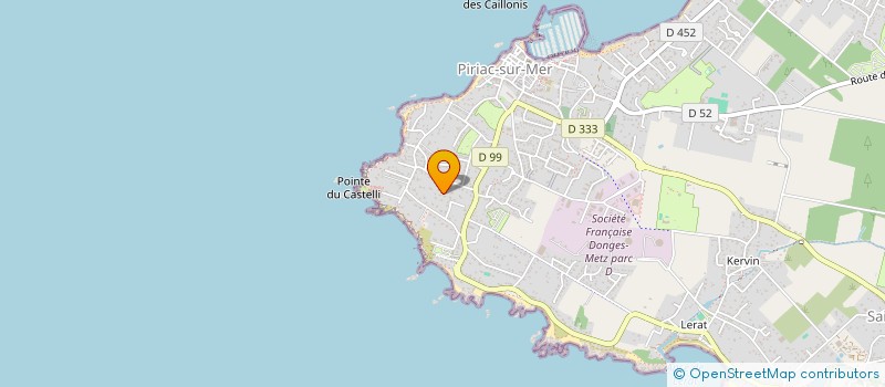 localisation de l'entreprise GARREC  PIRIAC-SUR-MER