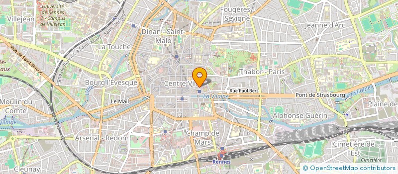 localisation de l'entreprise GARREC IMMO  RENNES