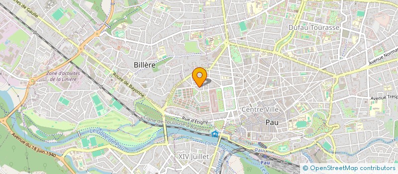 localisation de l'entreprise GARRETA & ASSOCIES à PAU