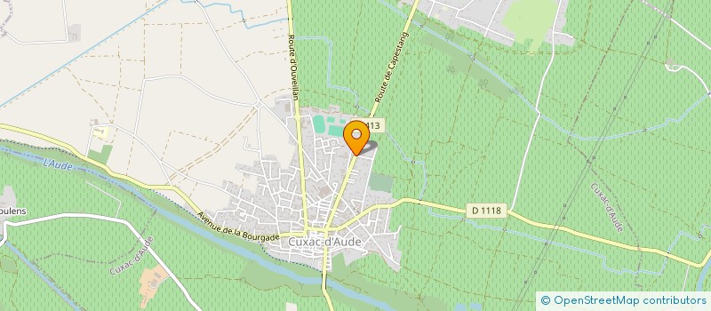 localisation de l'entreprise GARRETA & CIE à CUXAC-D'AUDE