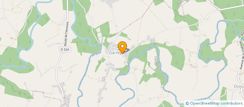 localisation de l'entreprise GARREY ANIMATION ET CULTURE (G.A.C.)  GARREY
