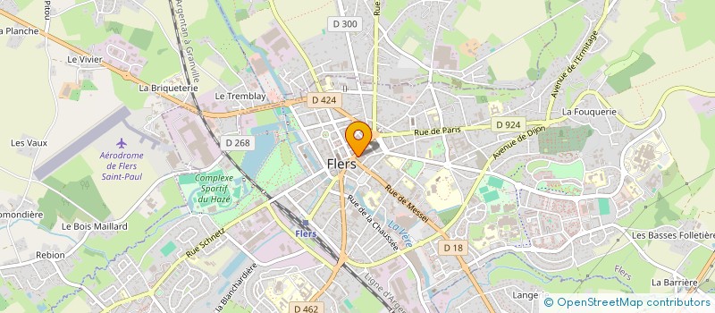 localisation de l'entreprise GARRF INSTITUT à FLERS